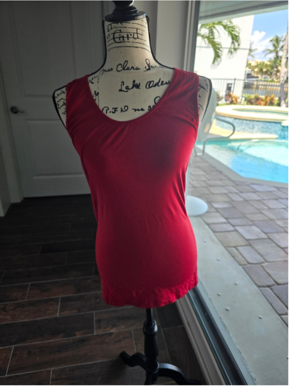 Maroon Cami Tank Size L/XL